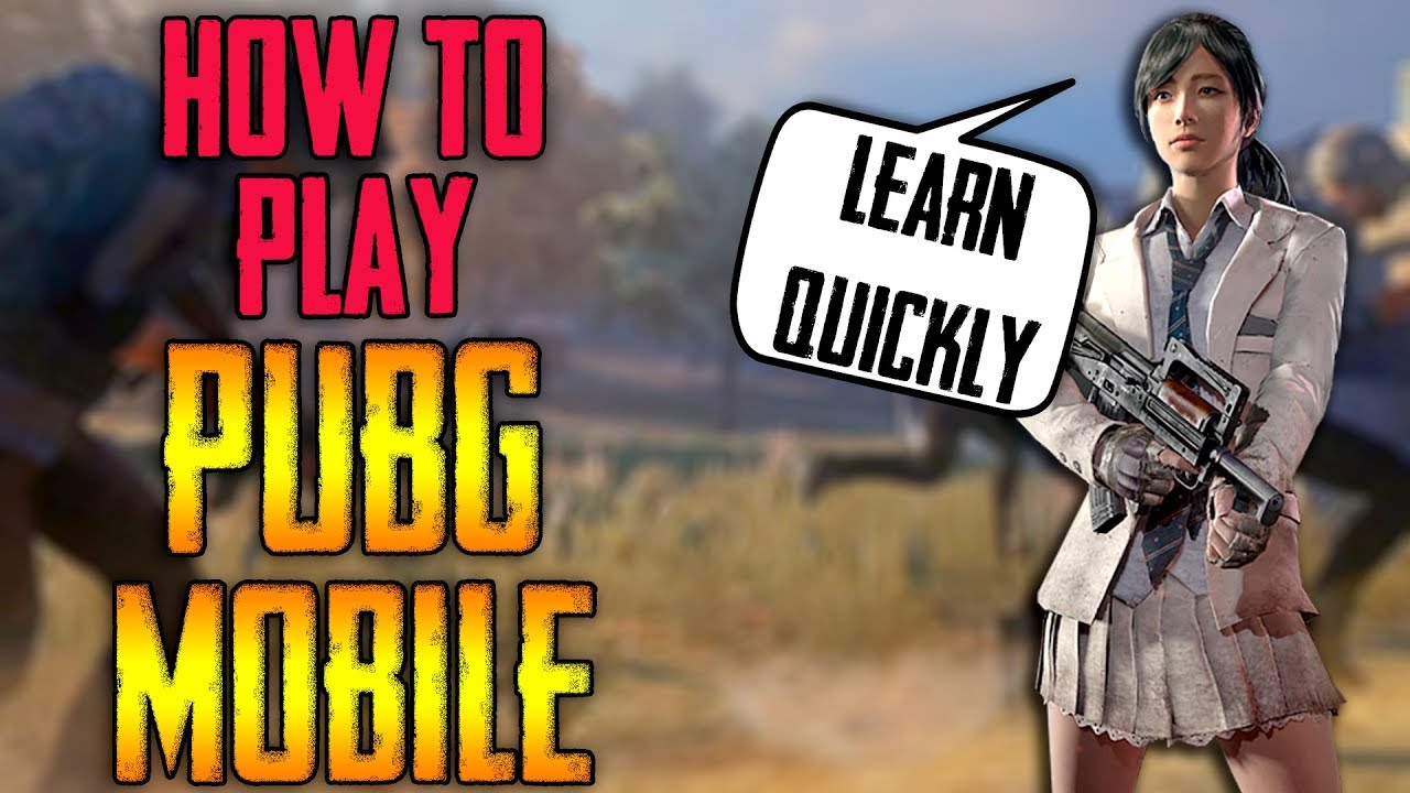 Instructions how to play Pubg on mobile