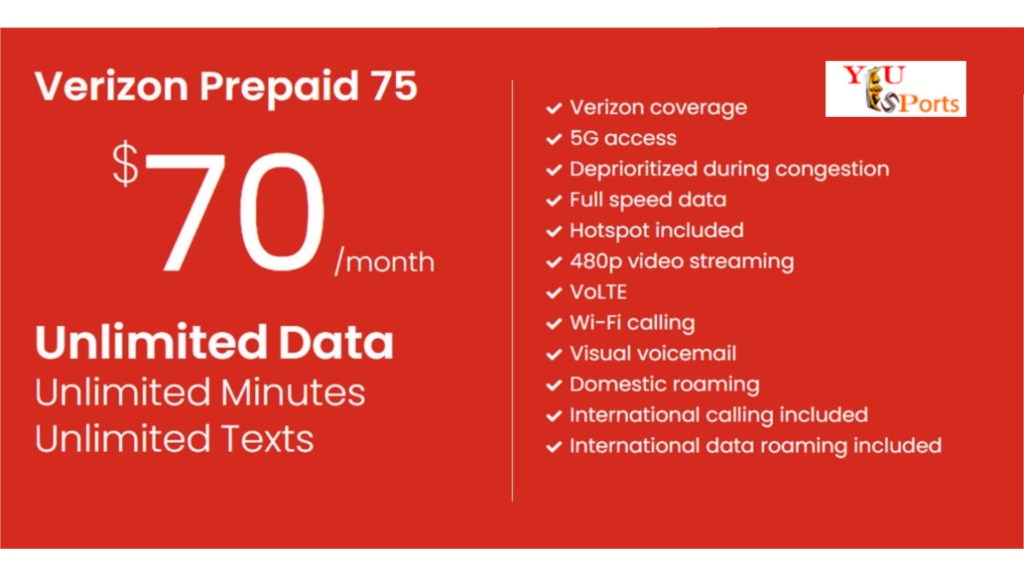 Verizon Mobile Data Plans Prepaid - Unlimited Plus